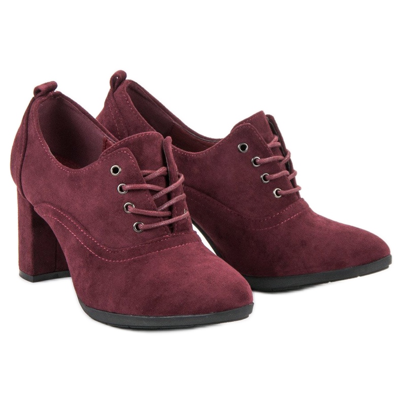 Nio Nio Elegant women's boots red 1