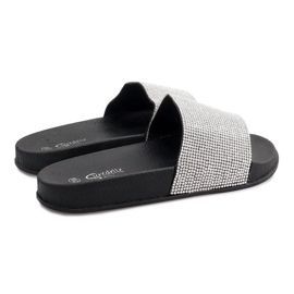 Shiny Slippers With Sequins SL-32 Black grey 2