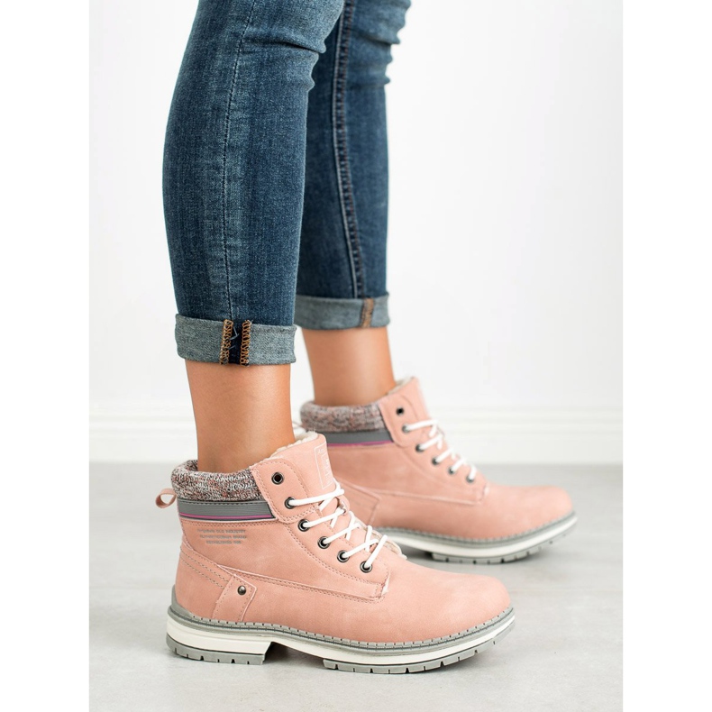 Arrigo Bello Insulated Trappers pink 2