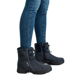 Ax Boxing Navy snow boots blue 2