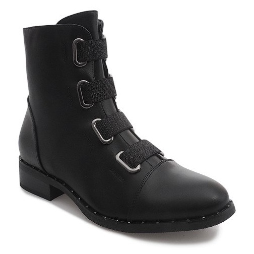 Warm Boots With Erasers 6229-1 Black 2