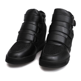 Wedge Sneakers 7776 Black 2