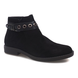 Suede boots QL-36 Black 1