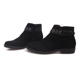 Suede boots QL-36 Black 2