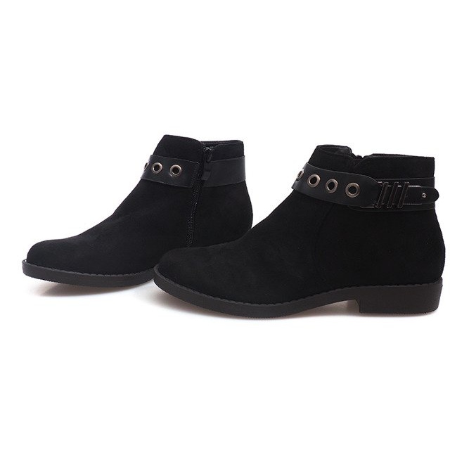 Suede boots QL-36 Black 2