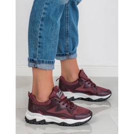 Ax Boxing Burgundy Sport Shoes red 1