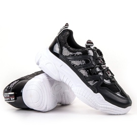 Ax Boxing Sneakers With Sequins black 1