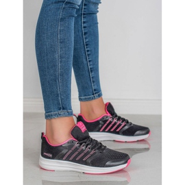 Ax Boxing Light Sport Shoes black pink 1 Ax Boxing Light Sport Shoes black pink 1