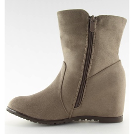 Beige Ankle boots AB02-36 Khaki 2