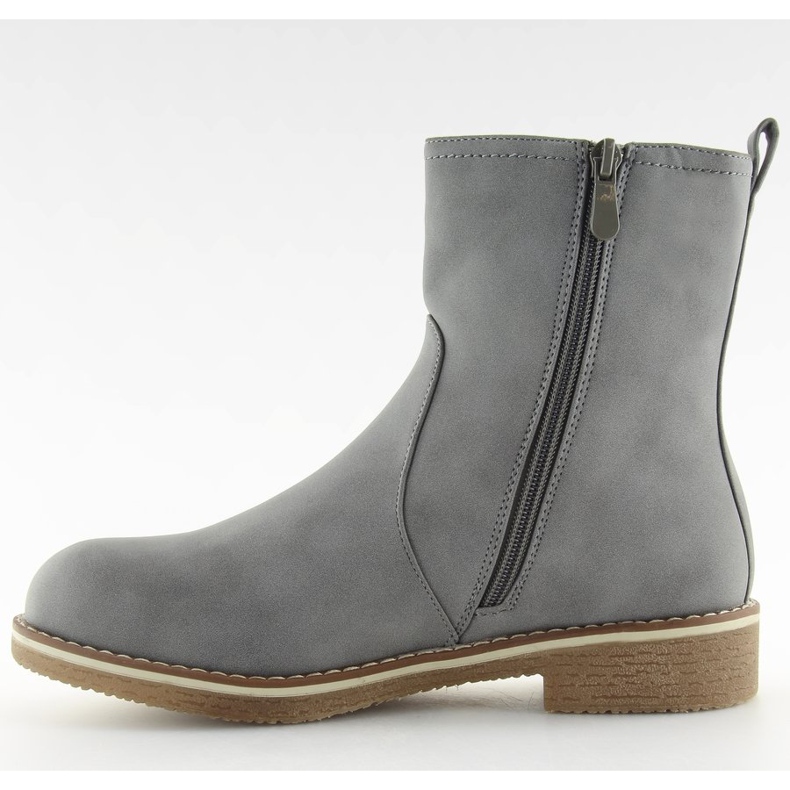 Gray flat heels 0-253 Gray grey 2