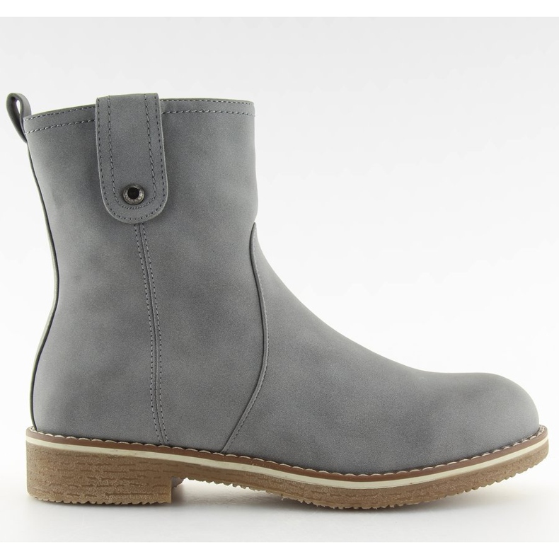 Gray flat heels 0-253 Gray grey 1