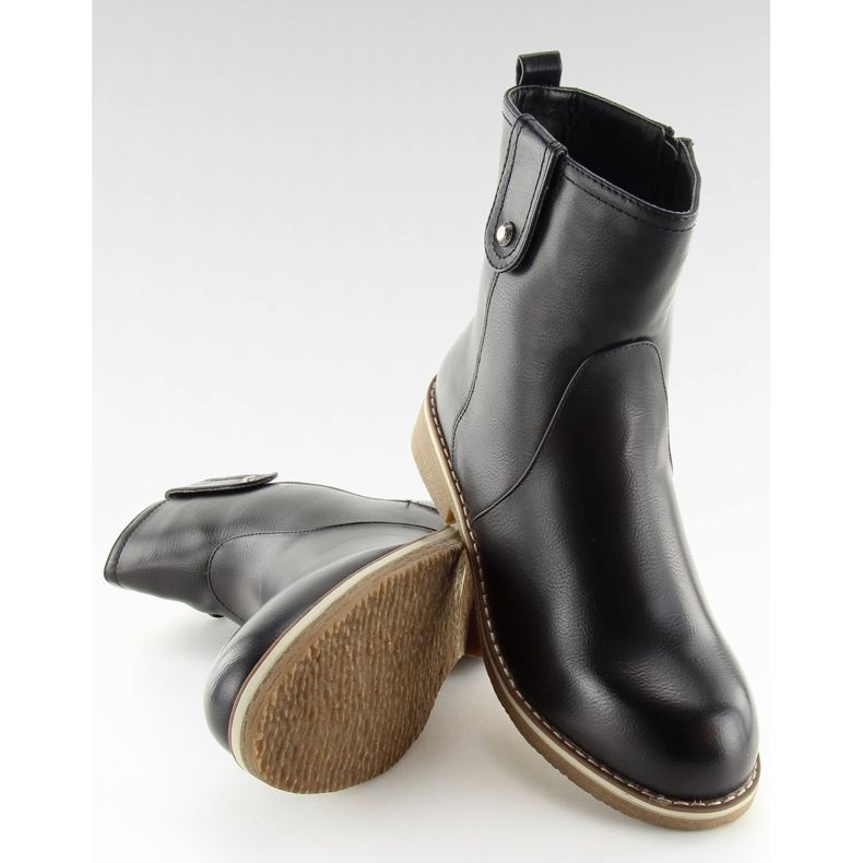 Black flat heels 0-253 Black 1