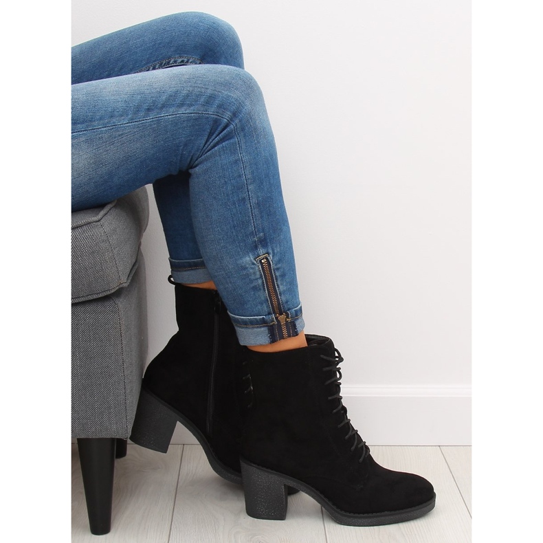 Black 3638 Black lace-up high heels 1 Black 3638 Black lace-up high heels 1