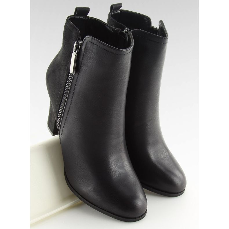 Black high-heeled boots Z191 Black 1