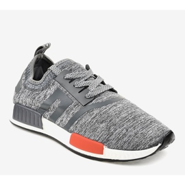 Gray sports shoes MD01A-3 grey 1