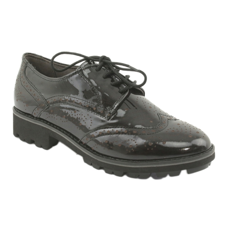 Lace-up oxford shoes Caprice 23701 black multicolored 1