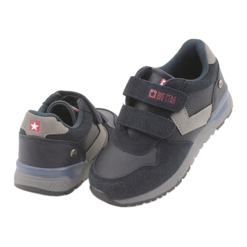 Velcro children's sports shoes 374084 navy blue big star 4 Velcro children's sports shoes 374084 navy blue big star 4