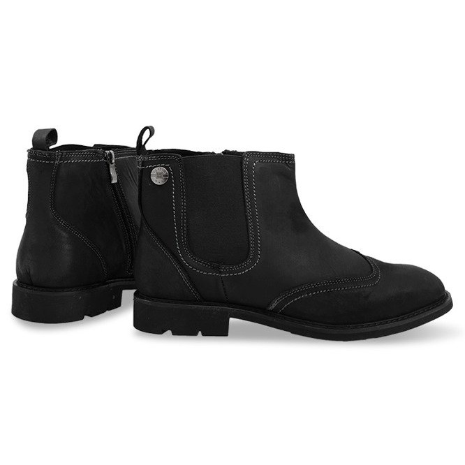 High Warm Boots Tied 4682 Black 1