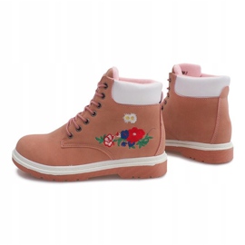 Warm Timber Boots SJ1669-3 Pink 2