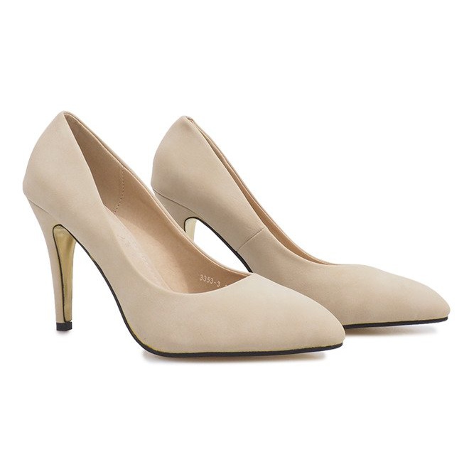 Beige Florence Classic Heels 1