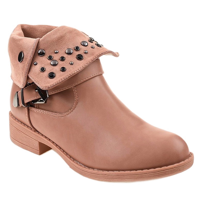 Pink boots with a GG-44P buckle 1