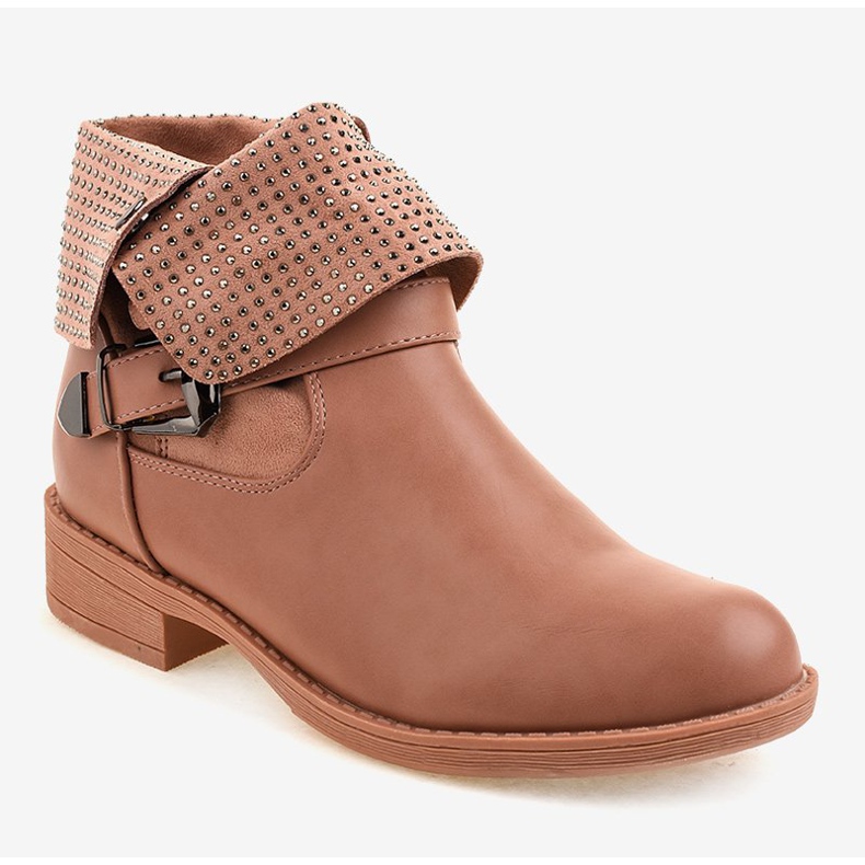 Pink boots with a buckle and GG-43P studs 1