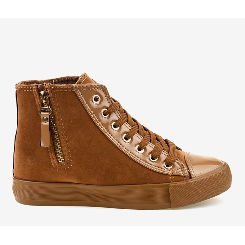 Camel high sneakers JX-95 brown 2