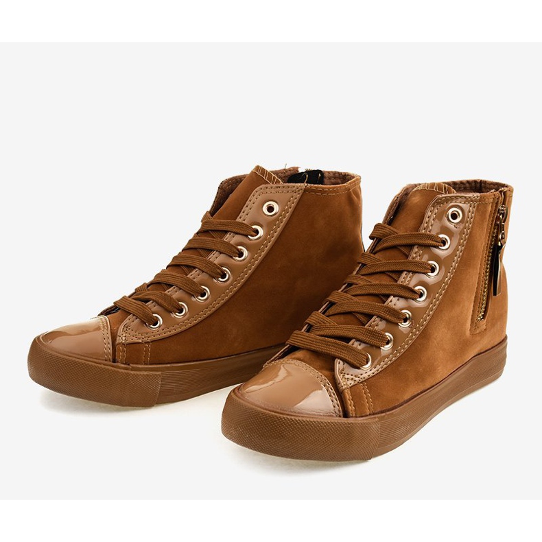 Camel high sneakers JX-95 brown 1