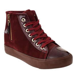 JX-95 red high sneakers 1