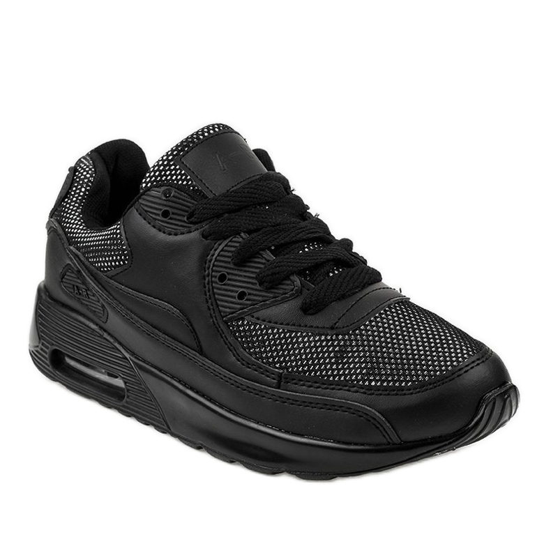 Black sports shoes sneakers B306A-61S 1 Black sports shoes sneakers B306A-61S 1