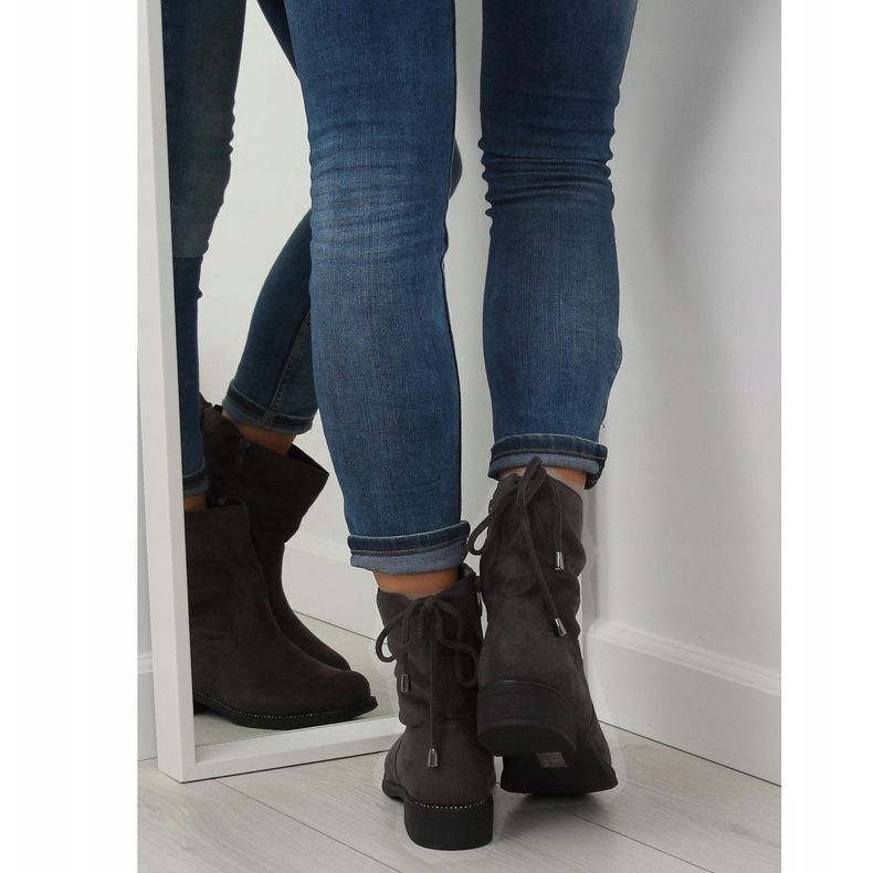 Gray Women's gray boots 7378-PA Gray grey 2 Gray Women's gray boots 7378-PA Gray grey 2