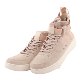 Big star high eco-leather sneakers 274658 powder pink 3 Big star high eco-leather sneakers 274658 powder pink 3