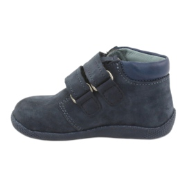 Mazurek leather boys boys with Velcro 341 navy blue 2