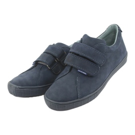 Mazurek Leather boys shoes for Velcro 268 navy blue 3 Mazurek Leather boys shoes for Velcro 268 navy blue 3
