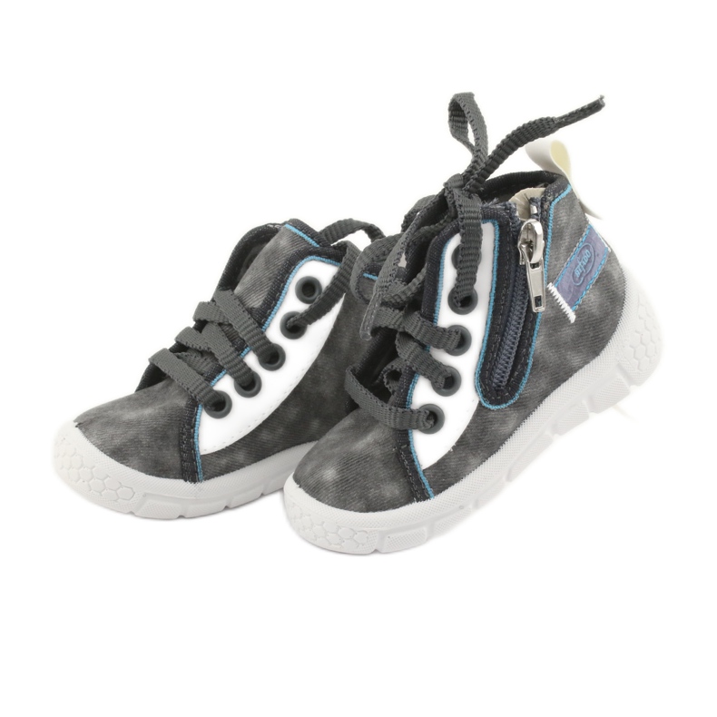 Befado children's shoes 547P001 white blue grey 3