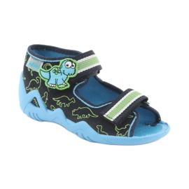 Befado green children's shoes 250P088 navy blue blue 1