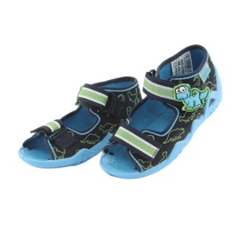 Befado green children's shoes 250P088 navy blue blue 3