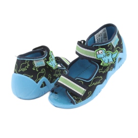 Befado green children's shoes 250P088 navy blue blue 4