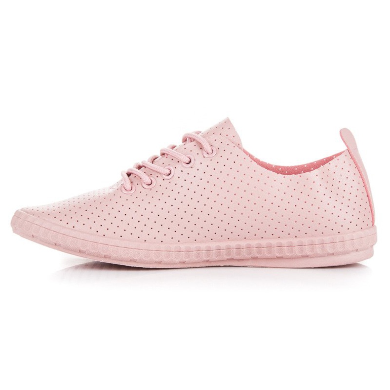 Openwork Pink Sneakers 1