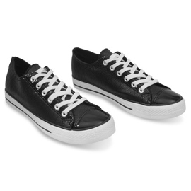 Sports Sneakers Leather Ydb Black 1
