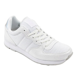 Men's white sports shoes 5535A-1 1