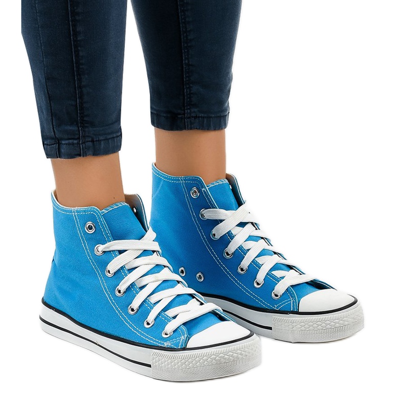 Blue classic high sneakers DTS8224-16 1 Blue classic high sneakers DTS8224-16 1