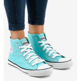 Mint classic high sneakers DTS8224-13 multicolored green 1