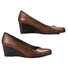 Vinceza Brown Pumps On A Wedge 1