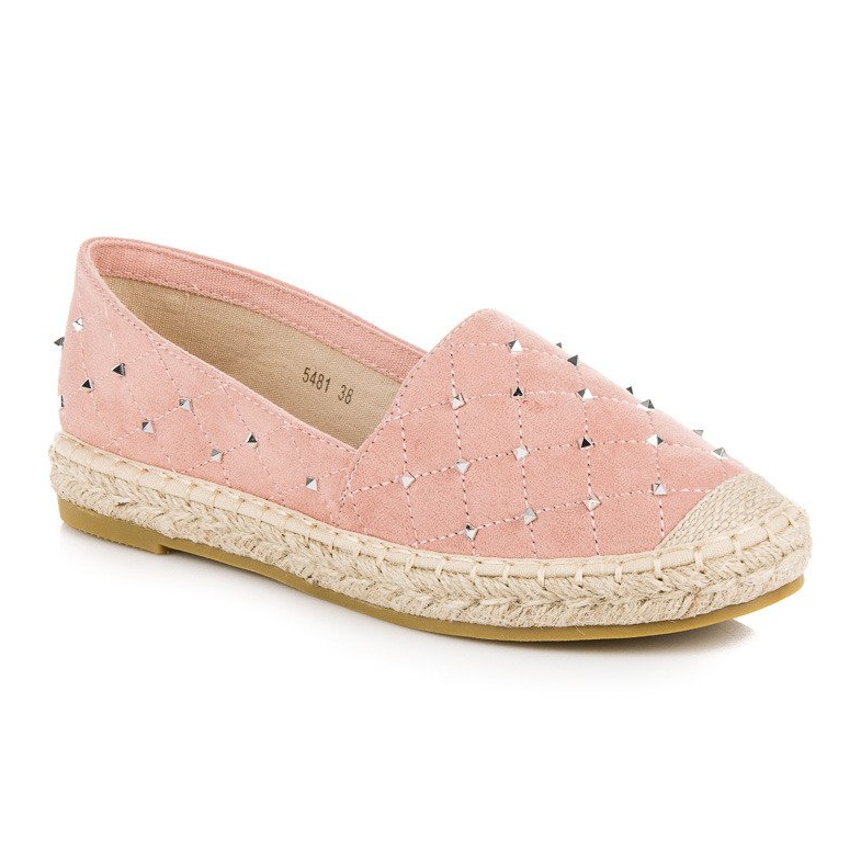 Coura Quilted Suede Espadrilles pink 2 Coura Quilted Suede Espadrilles pink 2