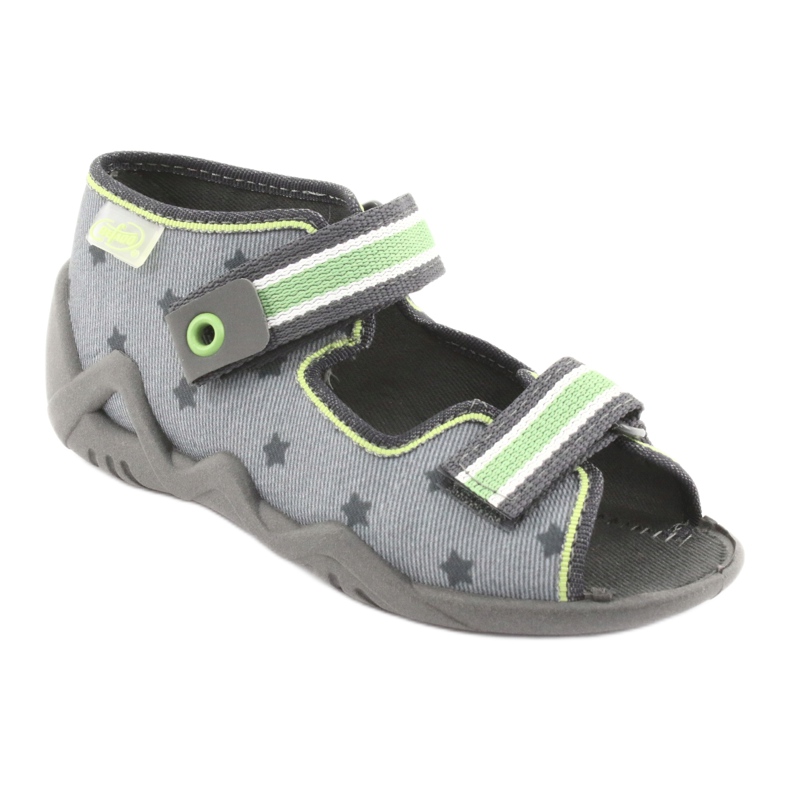 Befado yellow children's shoes 250P086 grey green 1