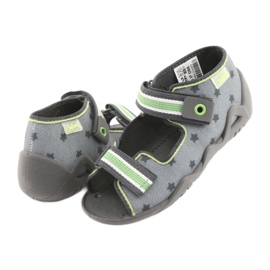 Befado yellow children's shoes 250P086 grey green 4