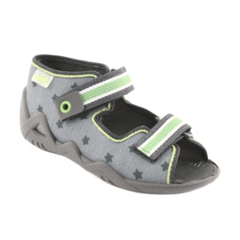 Befado yellow children's shoes 250P086 grey green 1