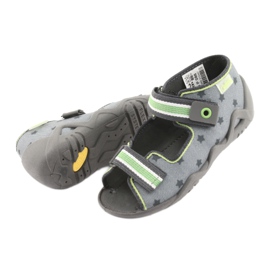 Befado yellow children's shoes 250P086 grey green 5