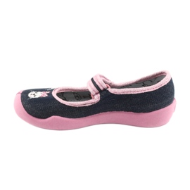 Befado children's shoes 114X352 navy blue pink grey 3